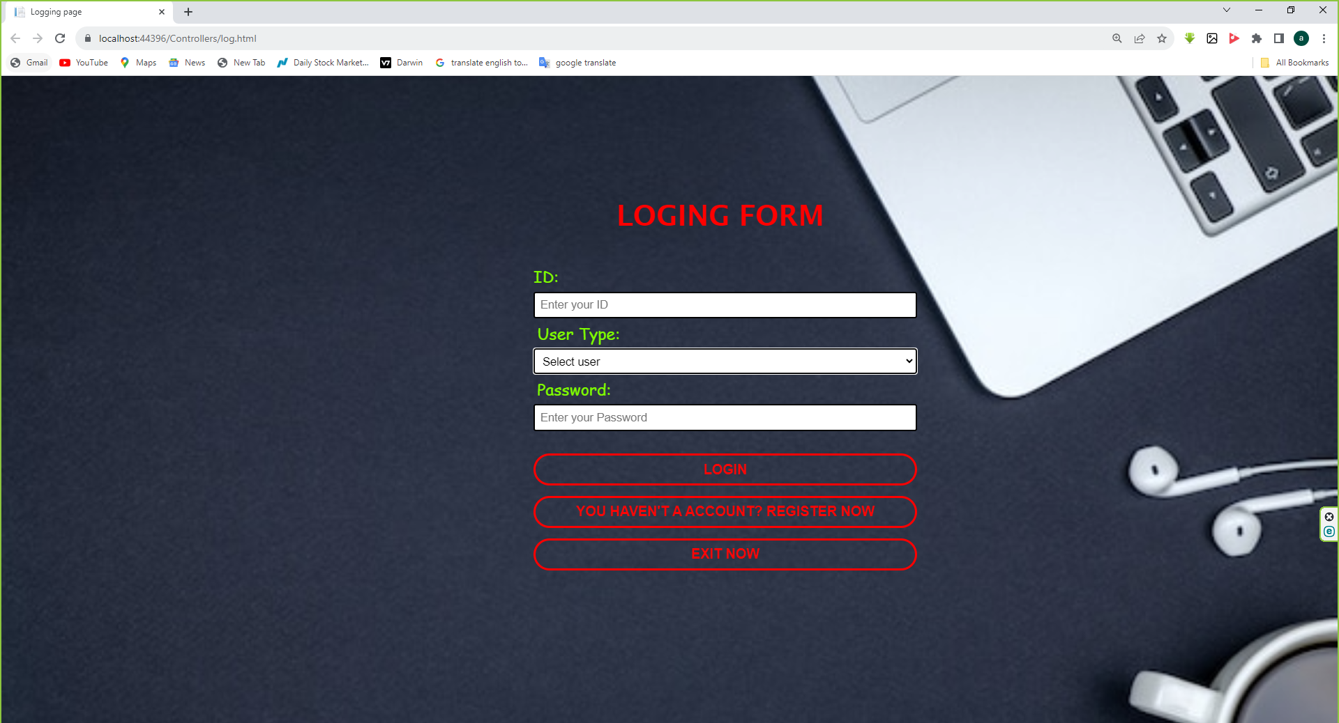 Personal Portfolio Images